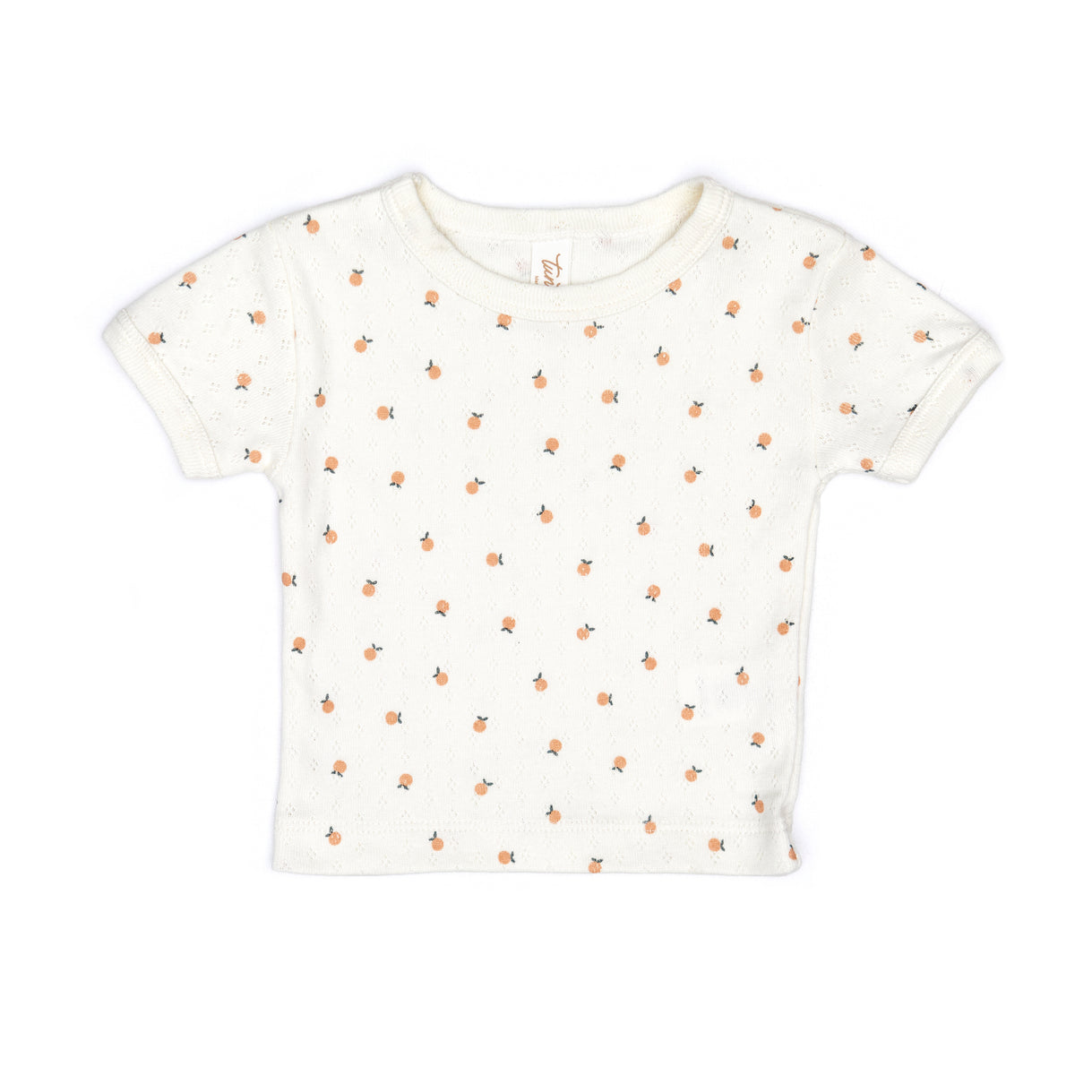 Pointelle Set Top + Short Natural little oranges