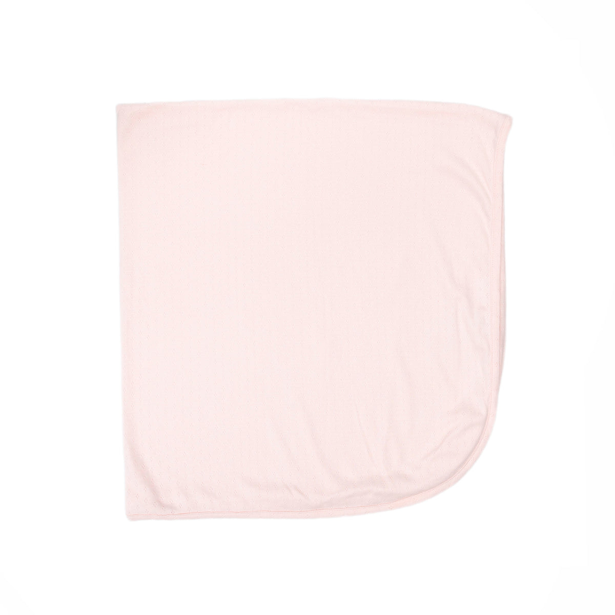 Baby pink Pointelle blanket