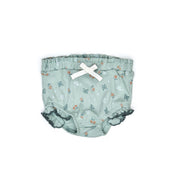 Ruffle Set Top + Bloomer Jade butterflies