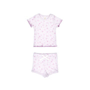 Lara Set Top + short Orchid ice butterflies