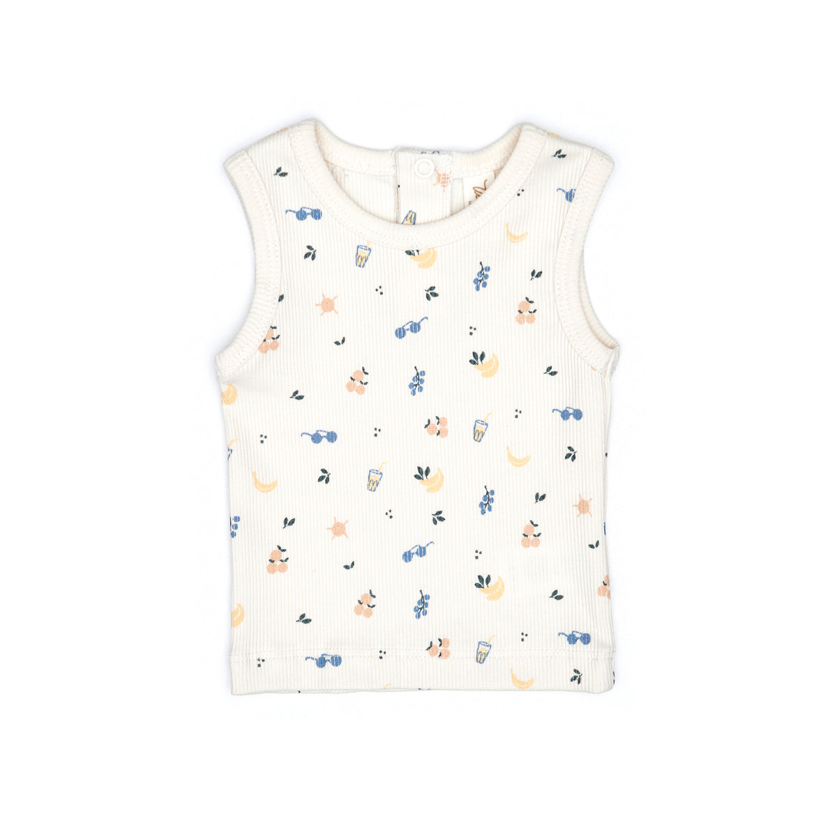 Set Sleeveless top + short natural picnic