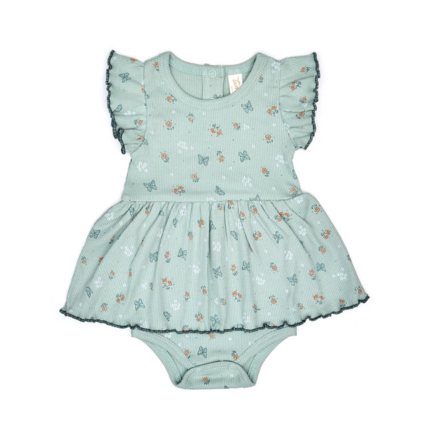 Valeria romper Jade butterflies