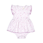 Valeria romper Orchid ice butterflies