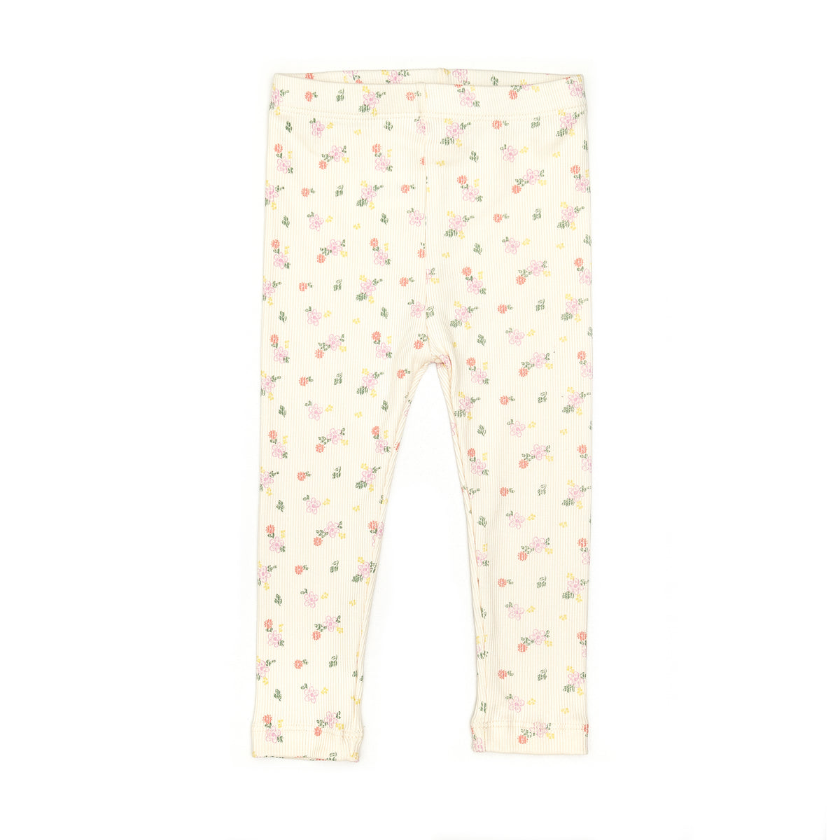 Ribbed Pant Natural Flower