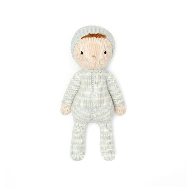 Baby Liam doll Sky blue & Natural 11"