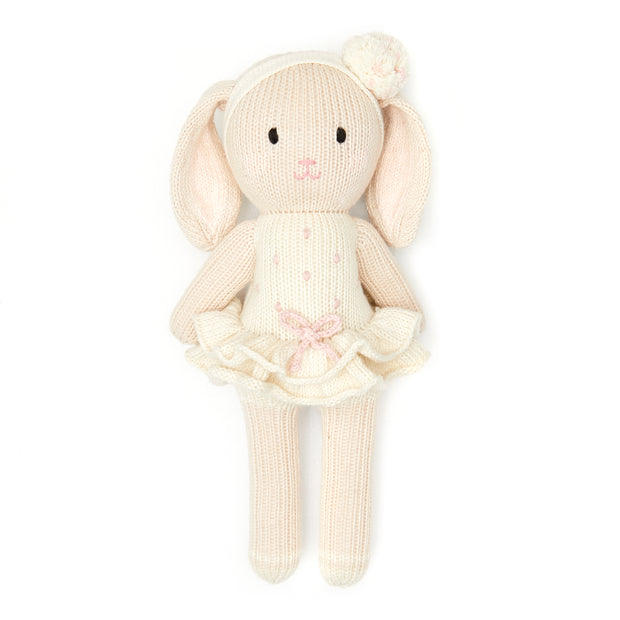 Ballerina bunny 11" - Natural & pink
