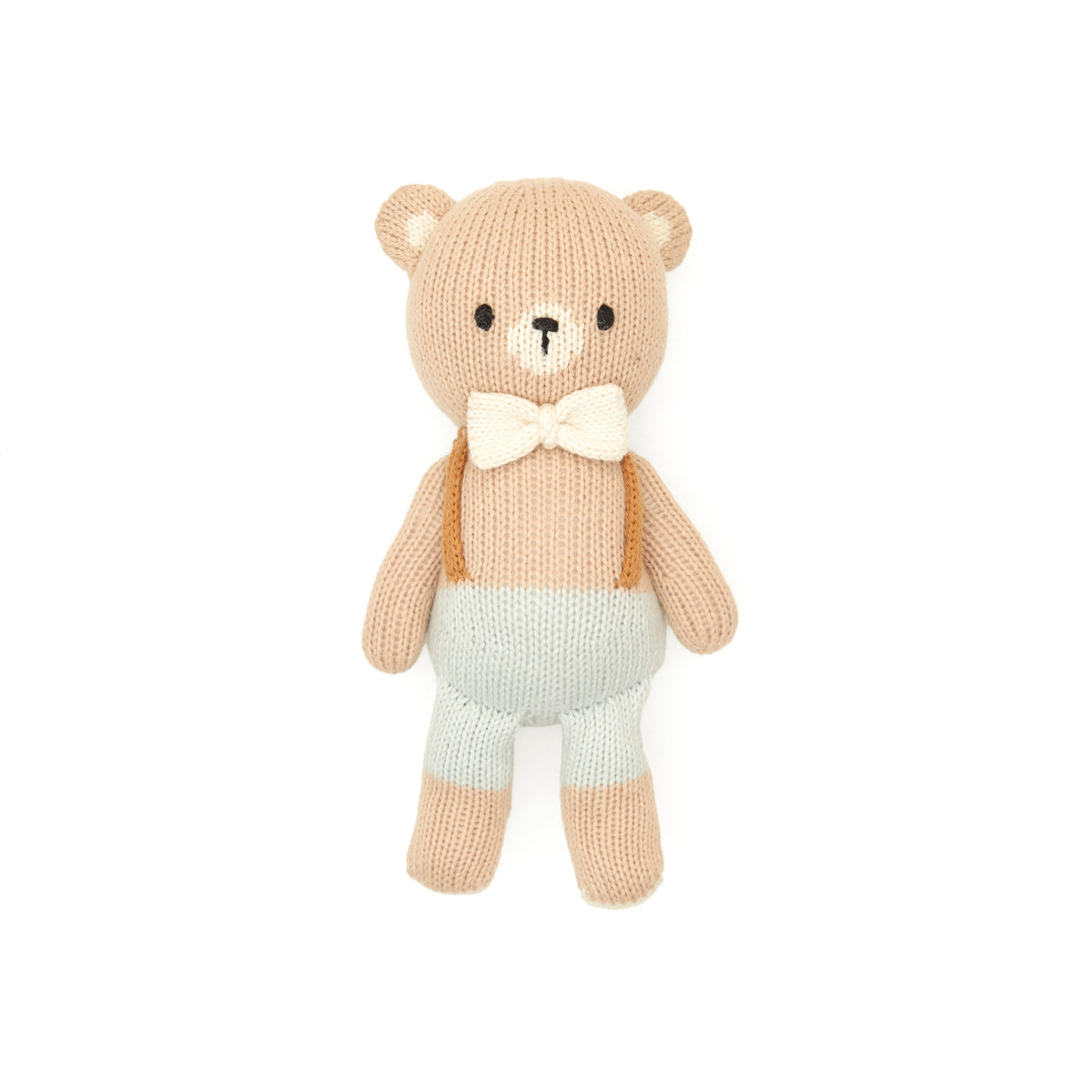Baby Bear W/ Bow Tie Light blue 8"