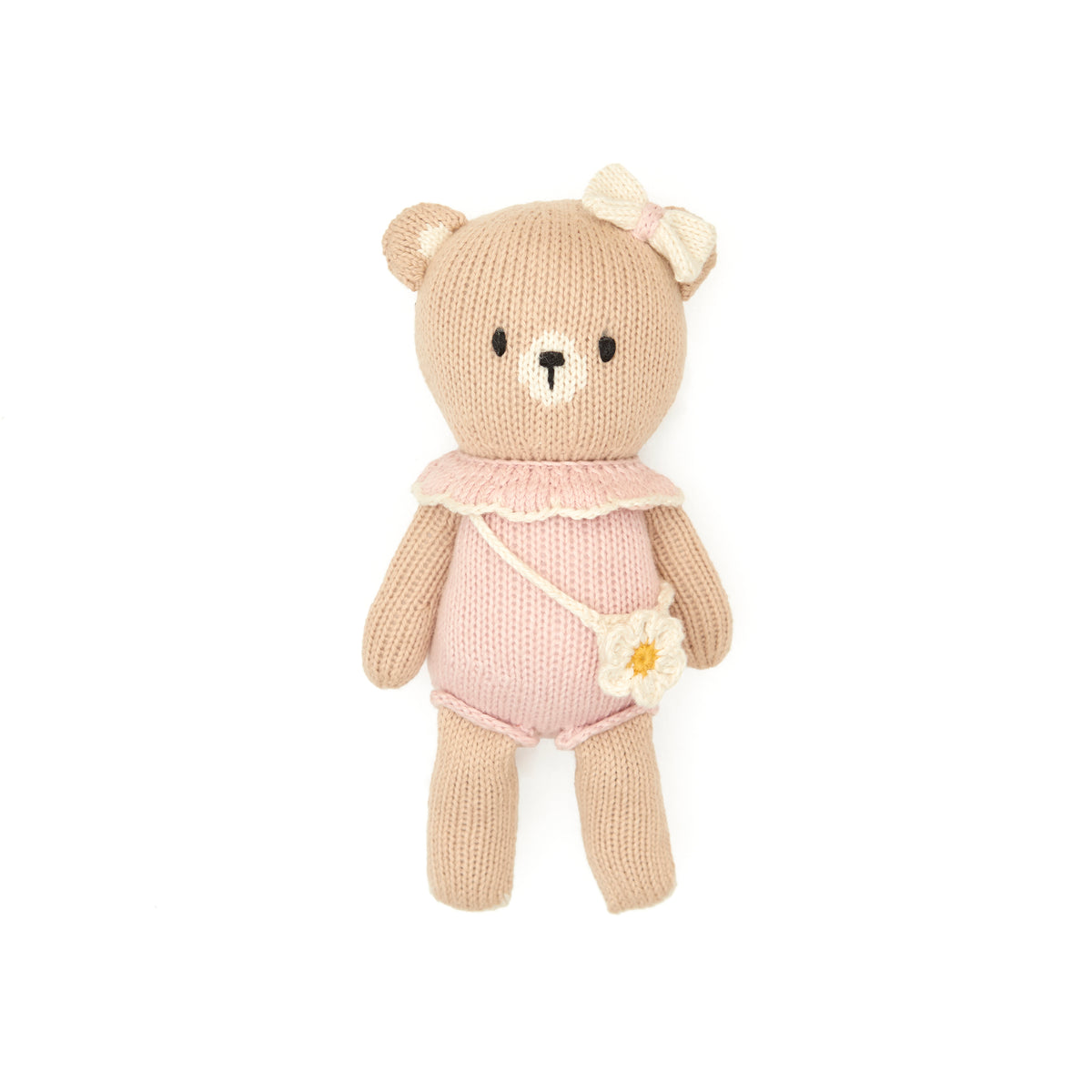Baby Bear W/ Purse Pink 8"