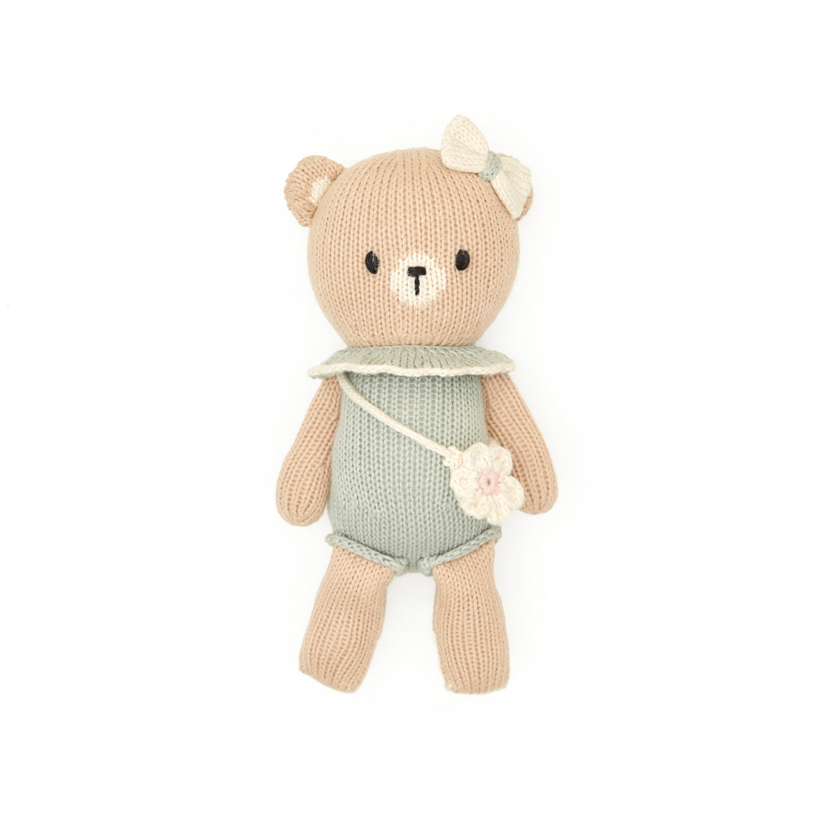 Baby Bear W/ Purse Smokey green 8"
