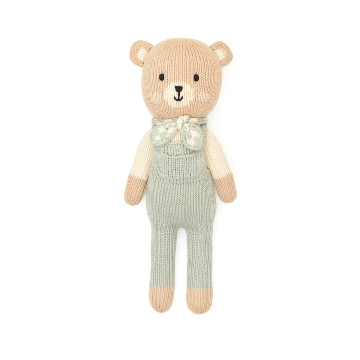 Arthur The Farmer Bear Smokey green & natural 11"