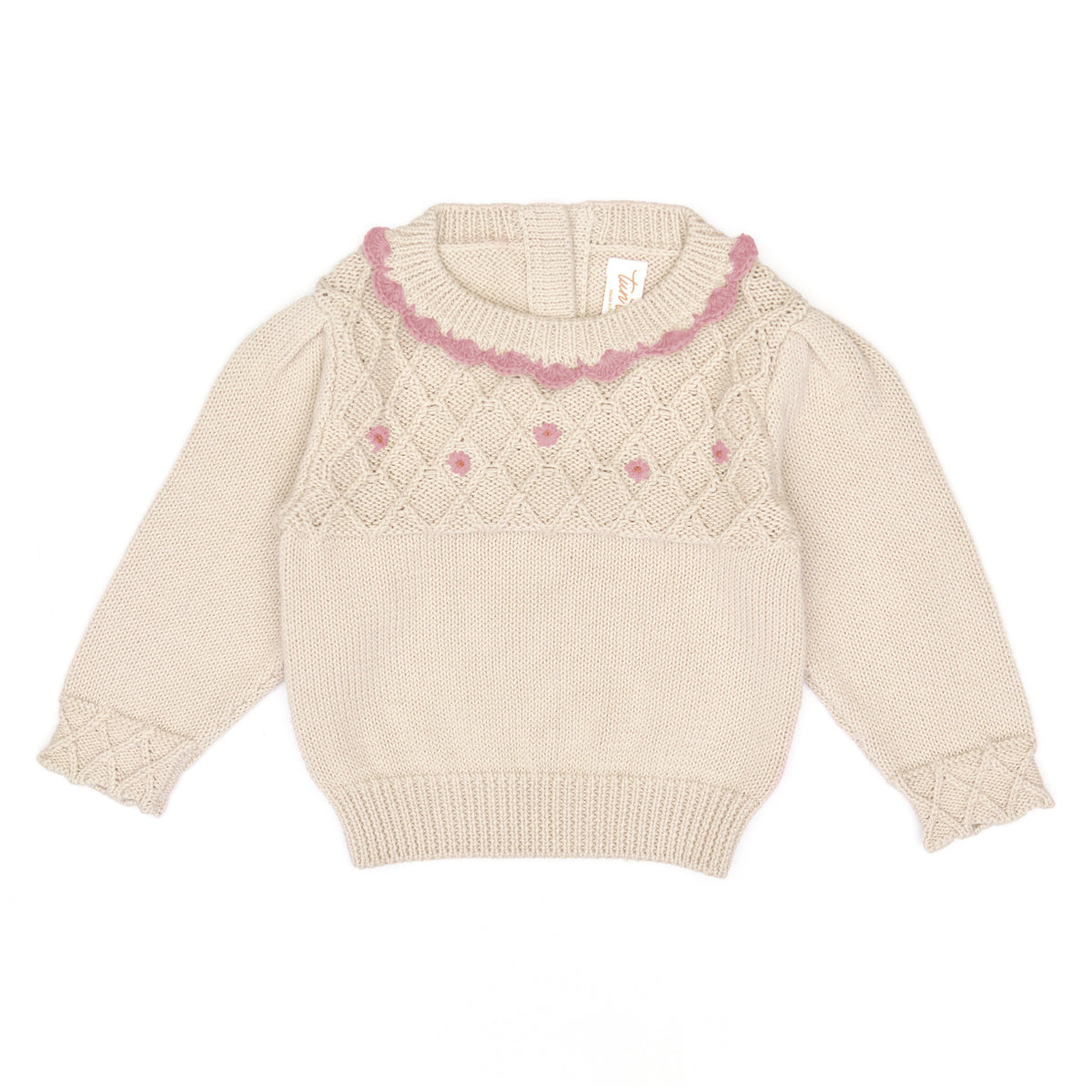 Lizzie sweater Natural - pima cotton