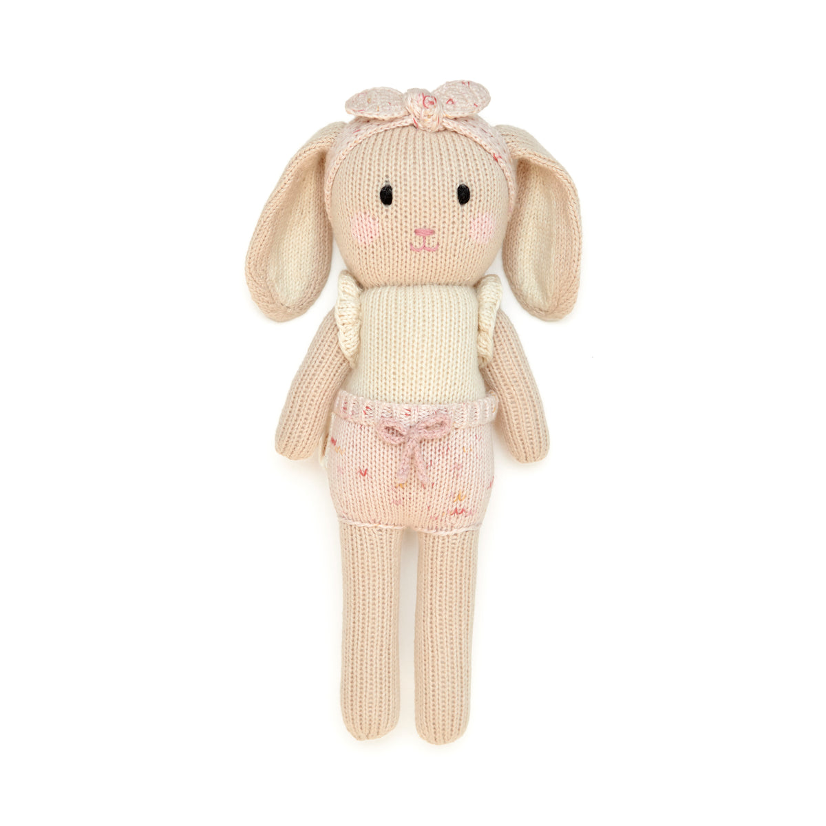 Pia the bunny Girl 11" Confetti pink