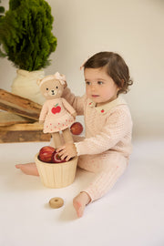 Set Lily Sweater + Leggins - Rose confetti - pima cotton