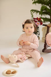 Set Evelyn Sweater + Leggins - Rose - pima cotton