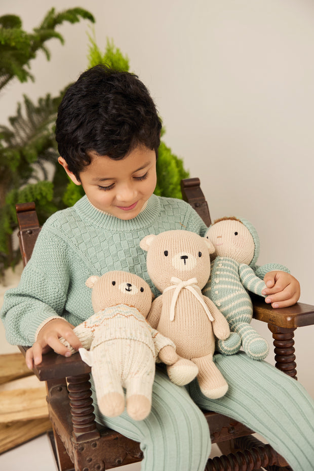 Set River Sweater + Knitted Pant - Jade - pima cotton