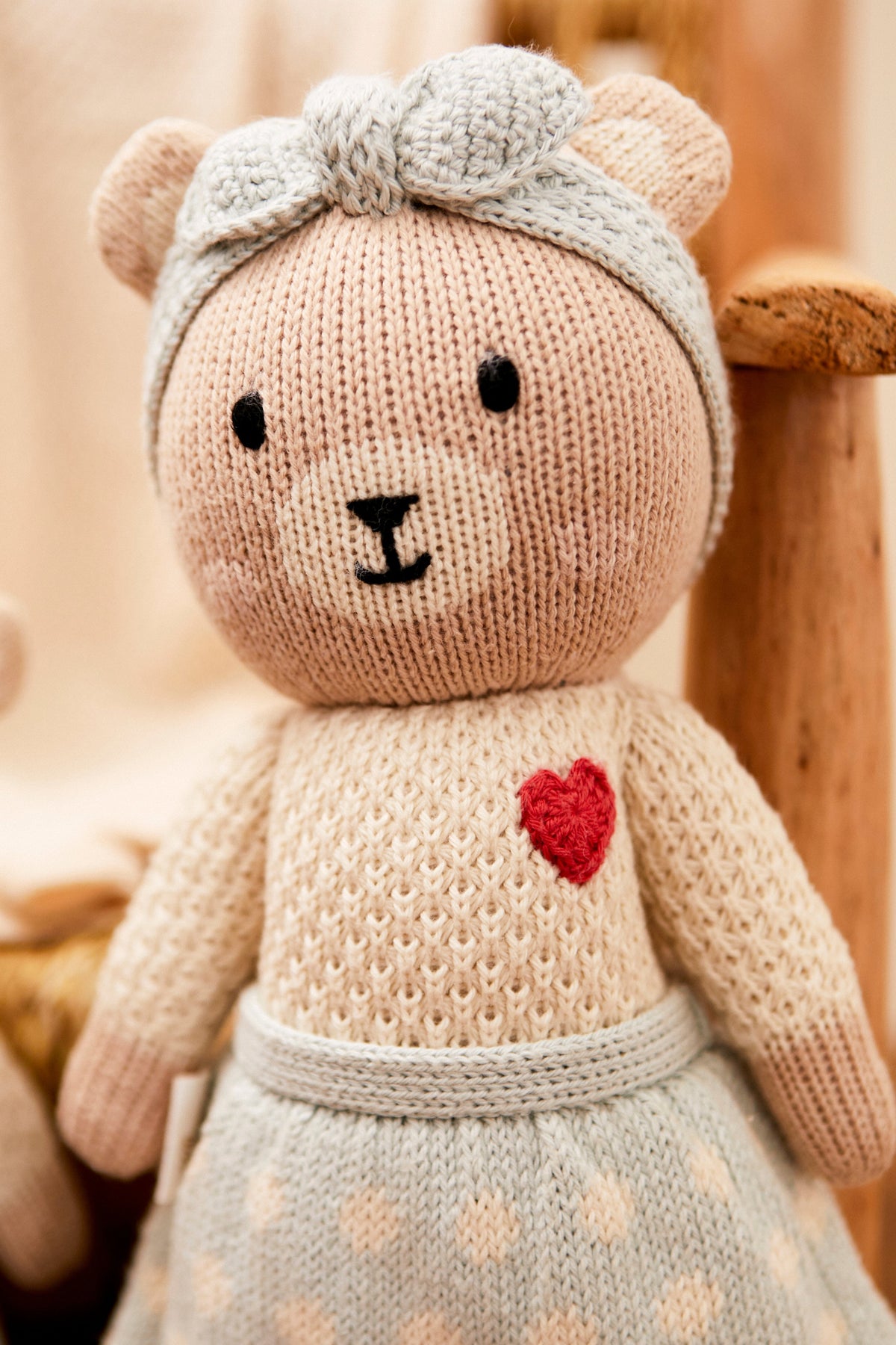 Emma the bear 11" light blue