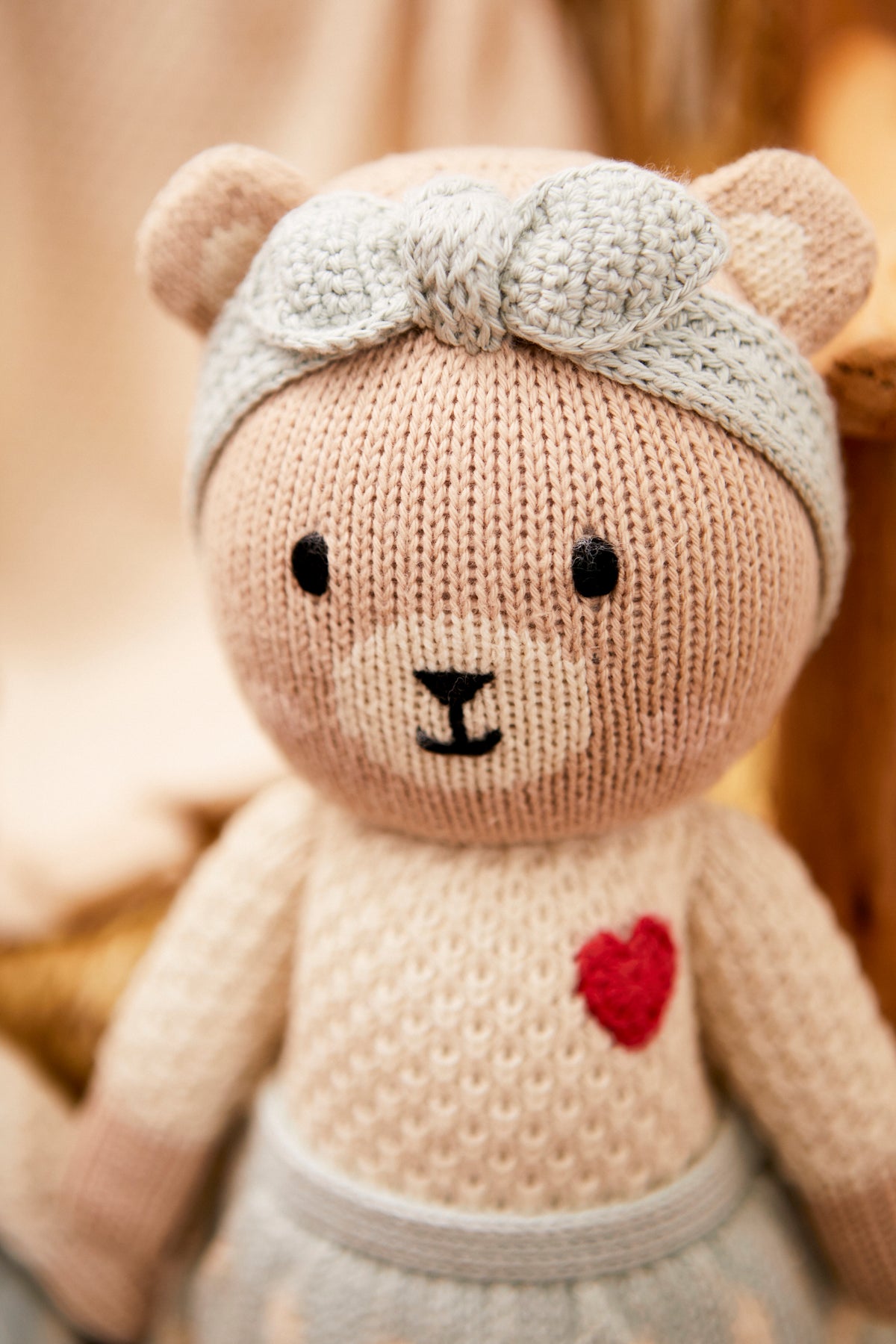 Emma the bear 15" light blue