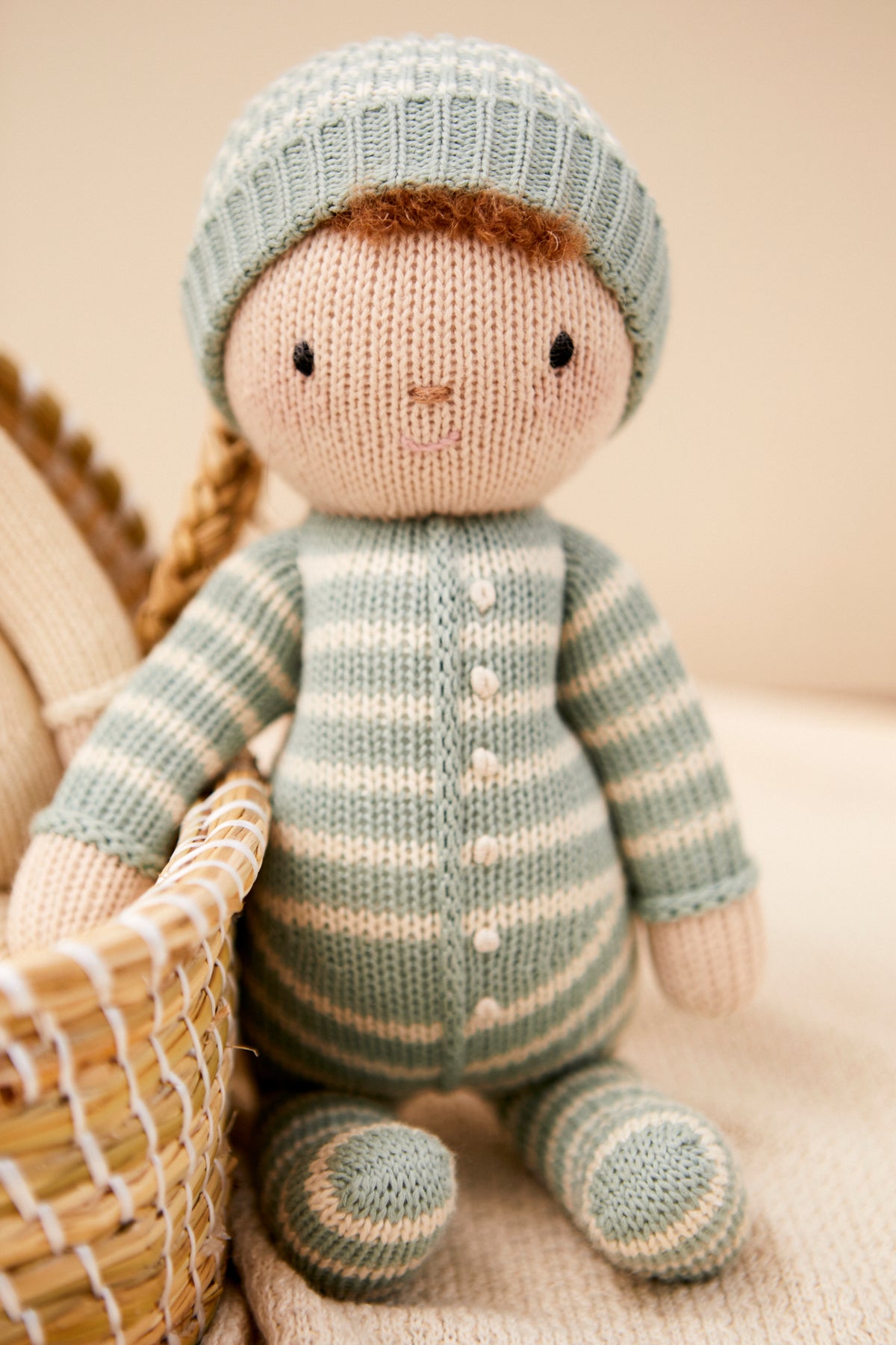 Baby Liam doll Jade & Natural 11"