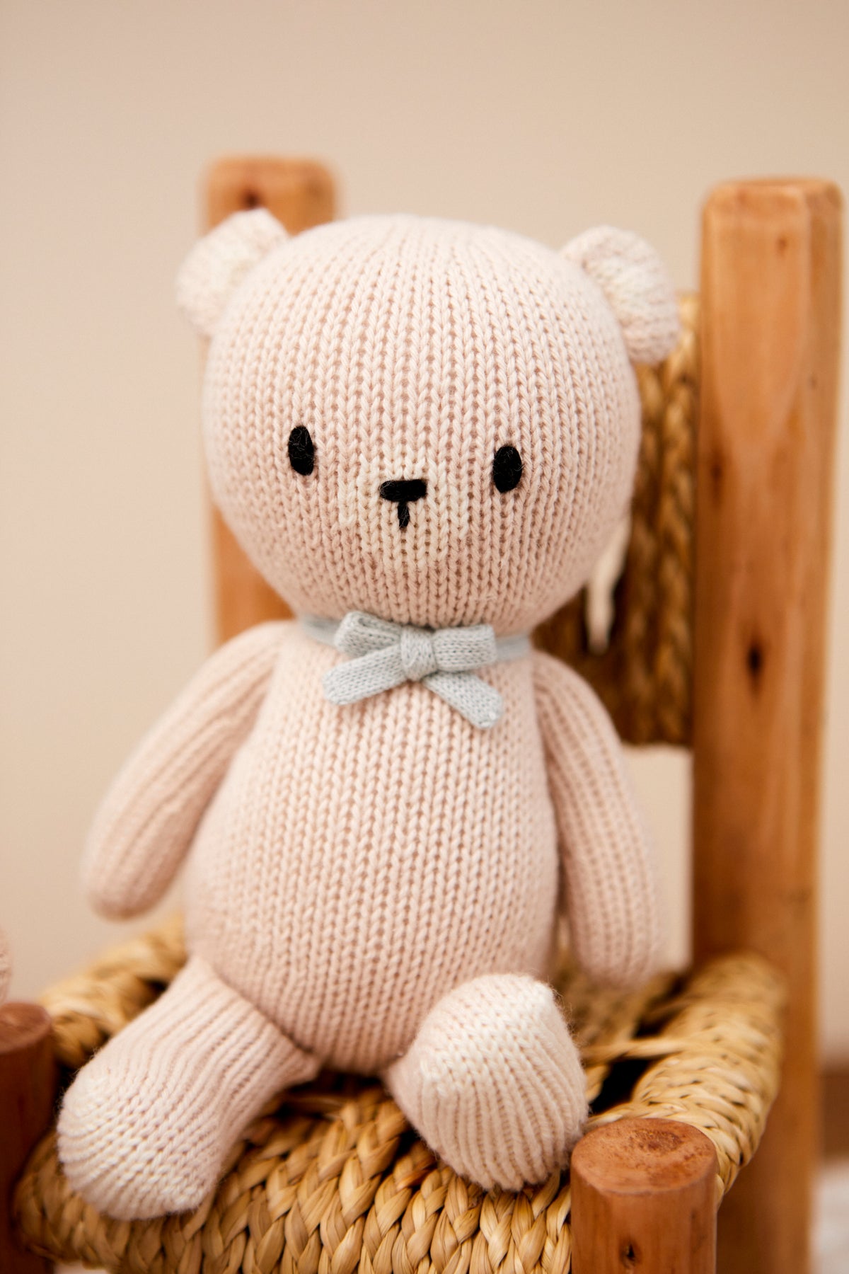 The Baby bear 8.5" Light Beige & Light blue