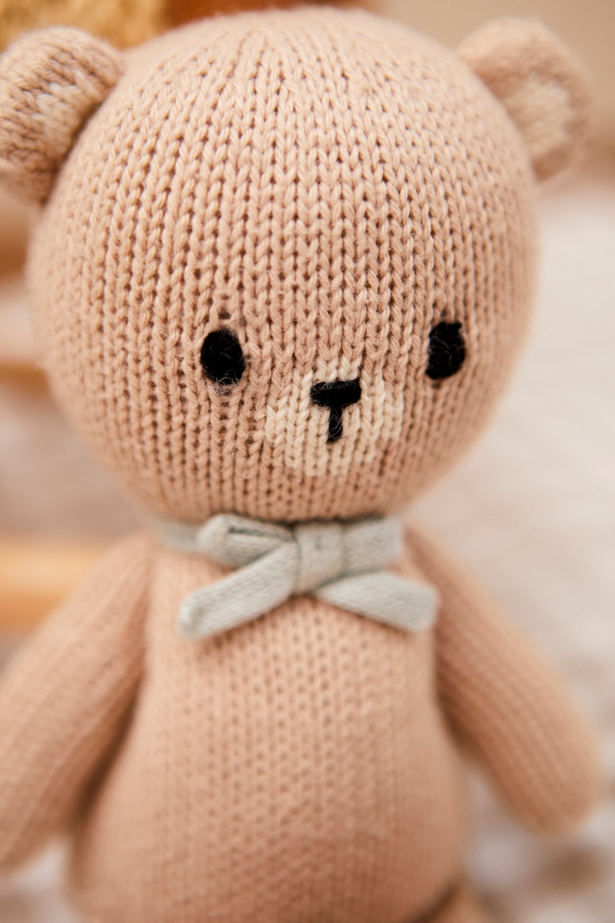 The Baby bear 8.5" Beige & Light blue