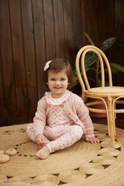 Baby Pink Ribbed Leggins