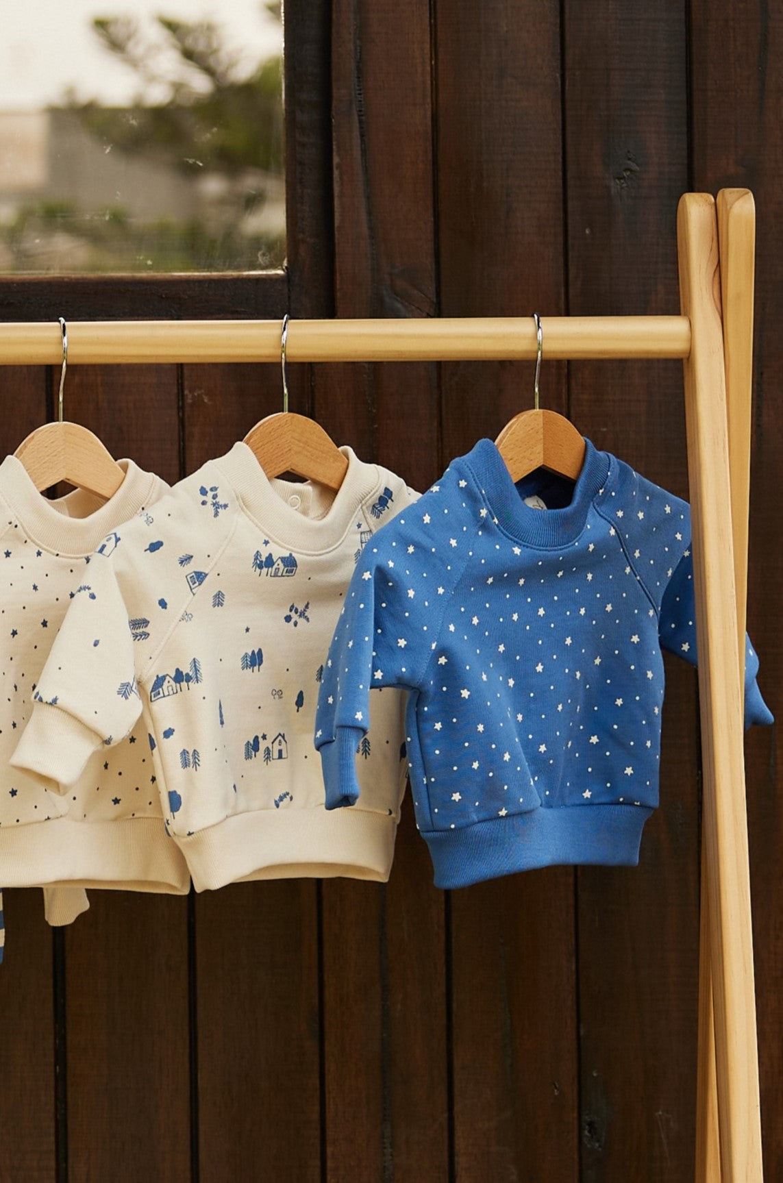 Little Stars Federal Blue Aspen Pullover Pima Cotton