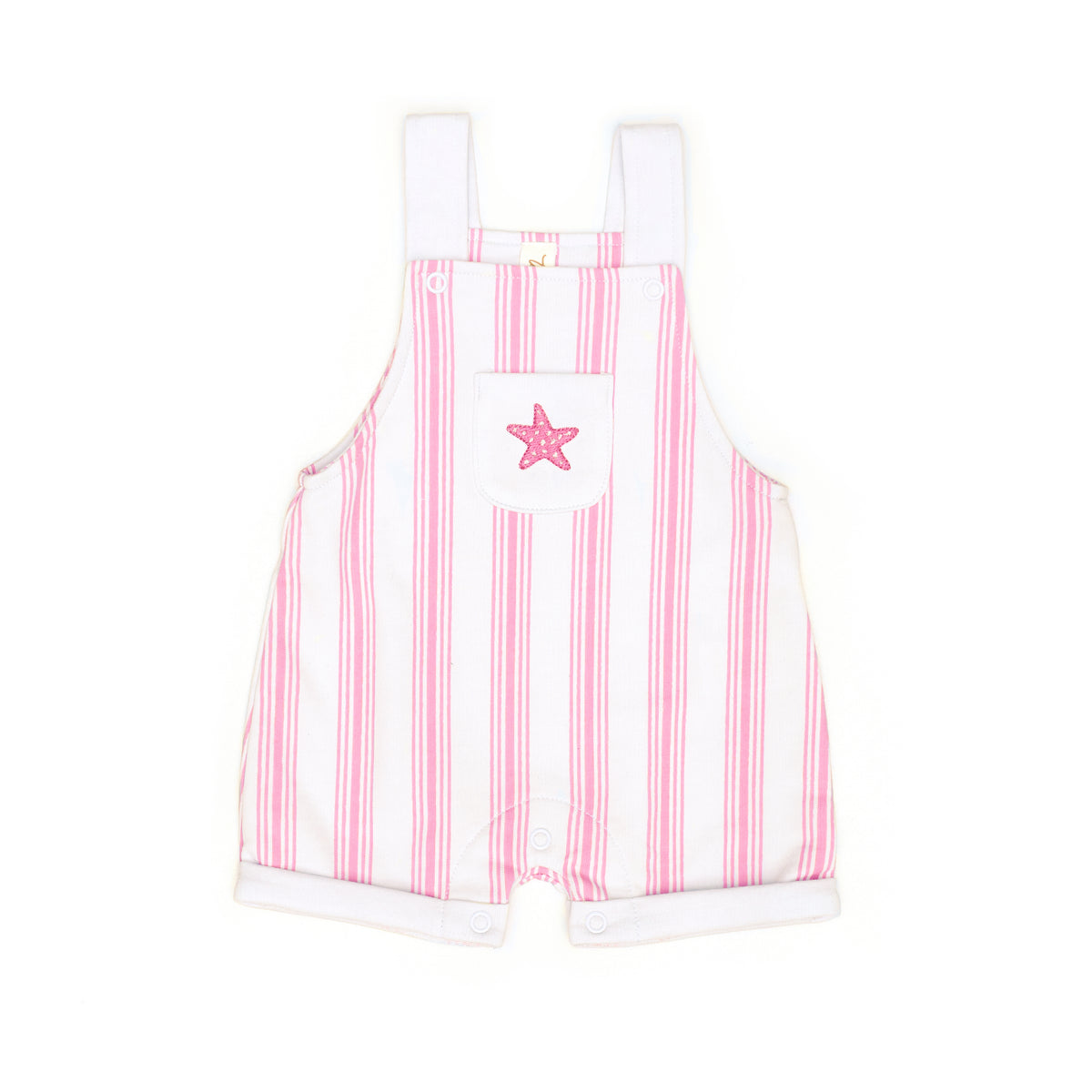 Terry overall Fucshia stripes - Cotton