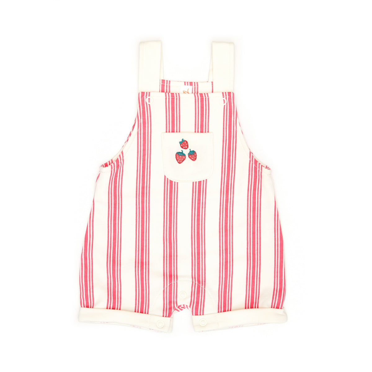 Terry Overall Rosa red stripes - Cotton
