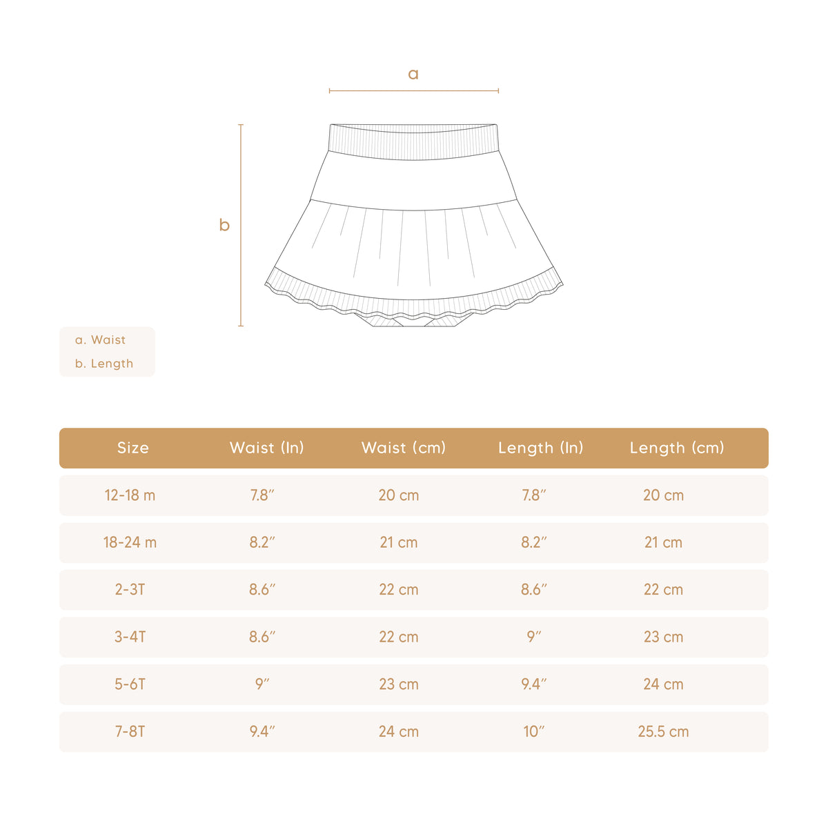knitted skirt Light pink - Pima Cotton