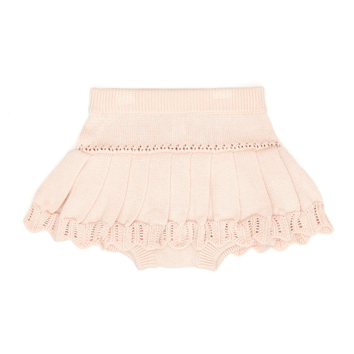knitted skirt Light pink - Pima Cotton