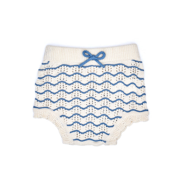 Set Elara Top + Bloomer Natural & Blue heaven