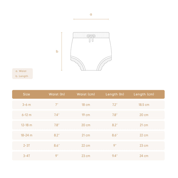 Set Elara Top + Bloomer Natural & Blue heaven