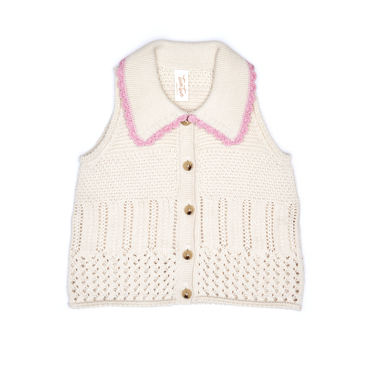 Set Lauren Top + Short Natural & cameo pink