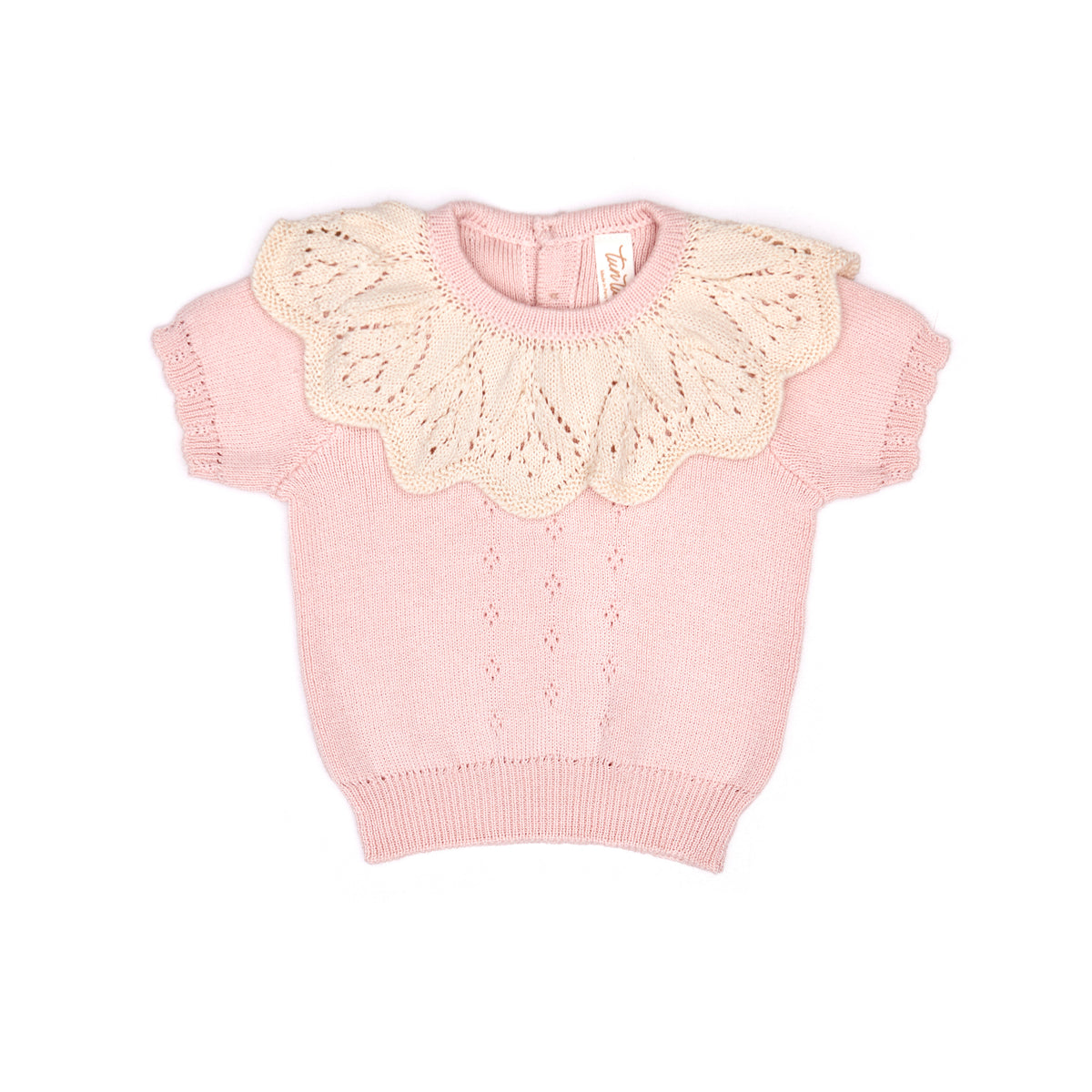 Set Rose Top + short Crystal pink & natural