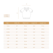 Set Ethan Top + short Natural & blue heaven