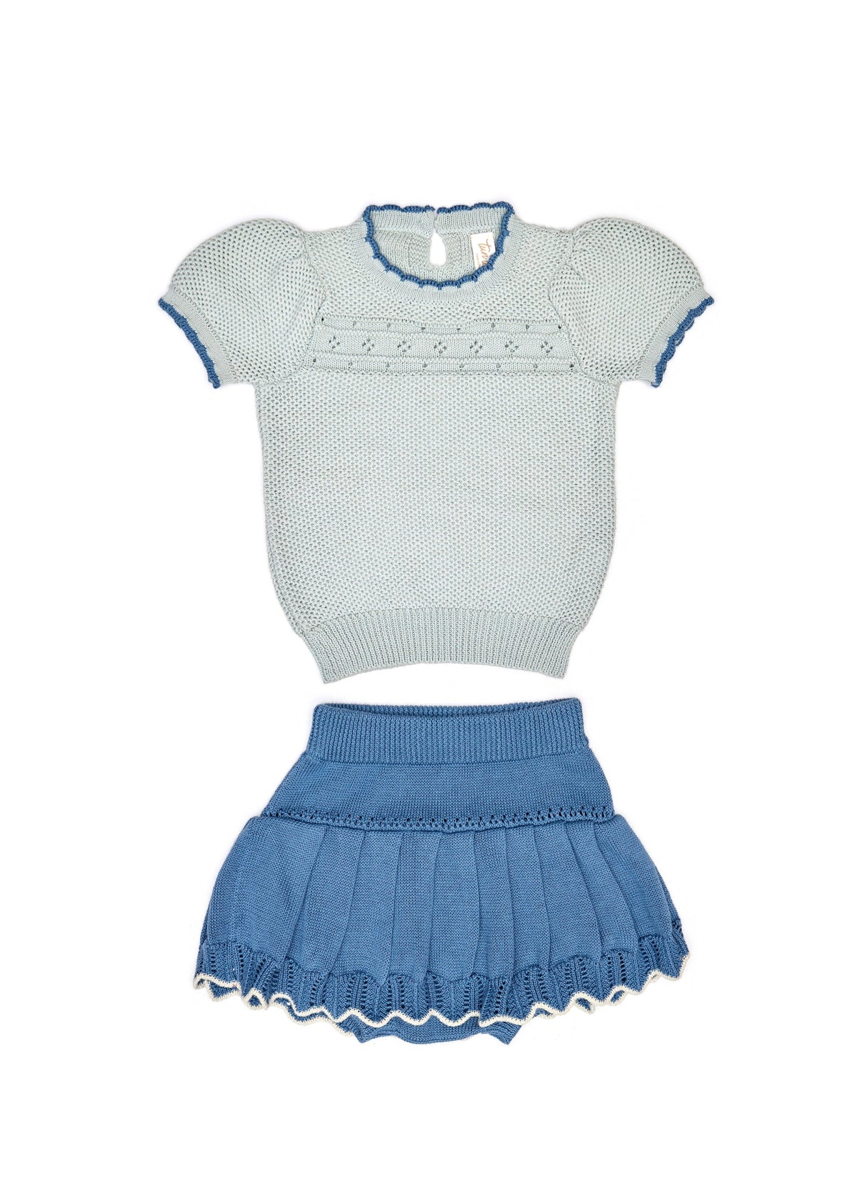 Set Mary top + skirt Light blue & blue heaven