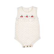 Ruffle romper Natural