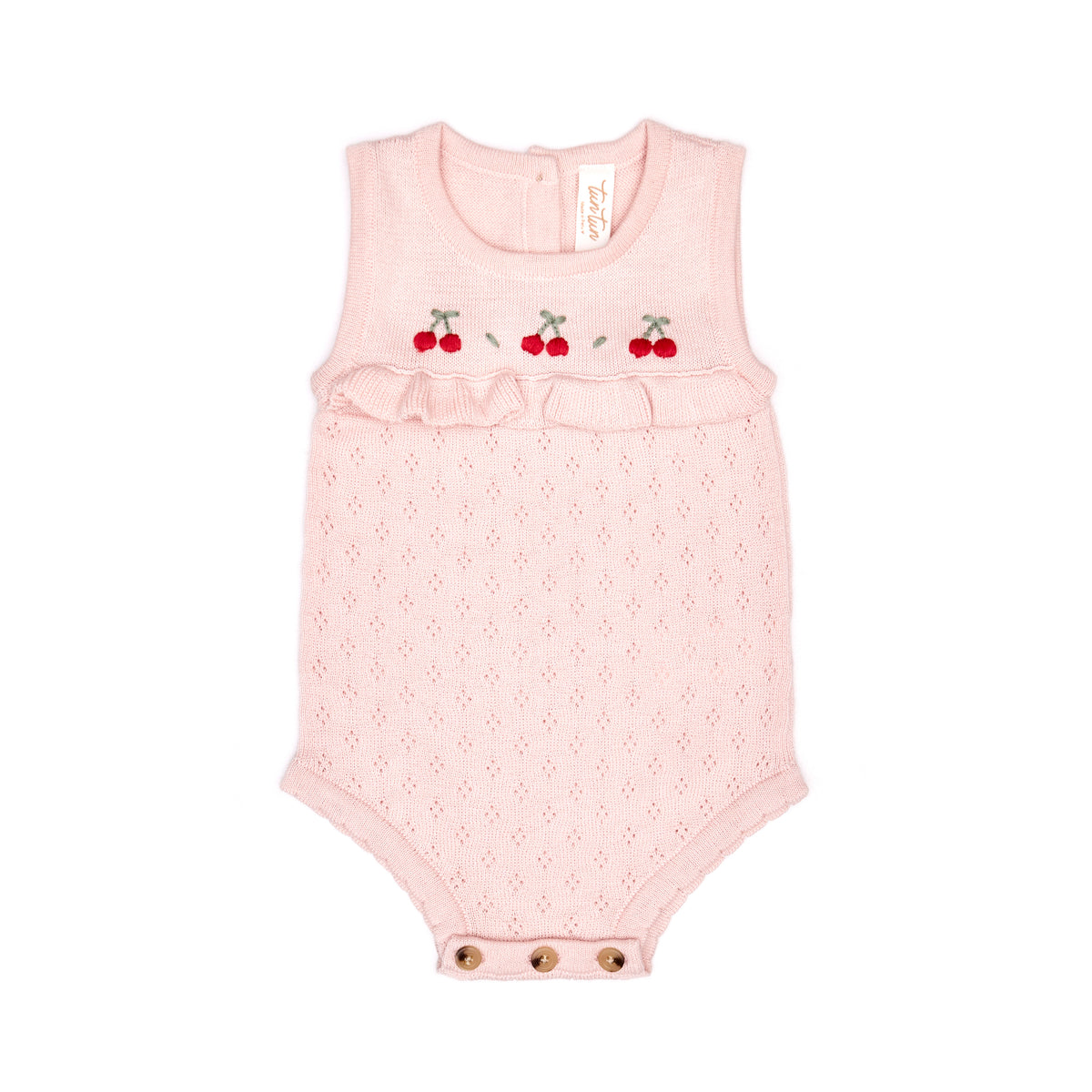 Ruffle romper Crystal pink