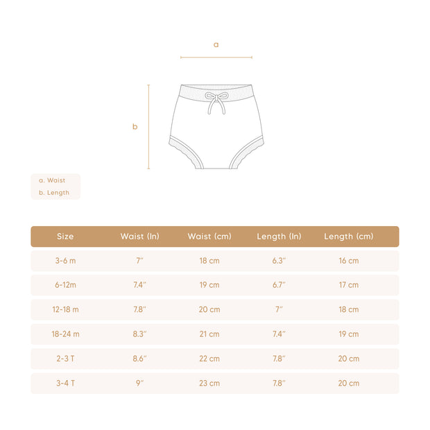 Set Chloe Top + Bloomer Natural
