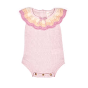 Isabella romper Orchid ice & natural & linen & fragant lilac