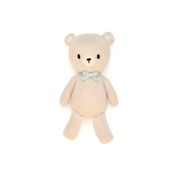 The Baby bear 8.5" Light Beige & Light blue