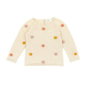 POMPON SWEATER NATURAL