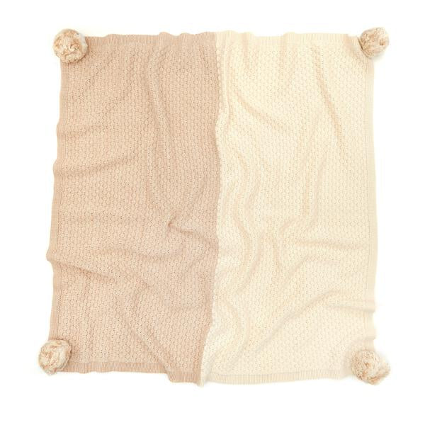 BUBBLE BLANKET BEIGE & NATURAL