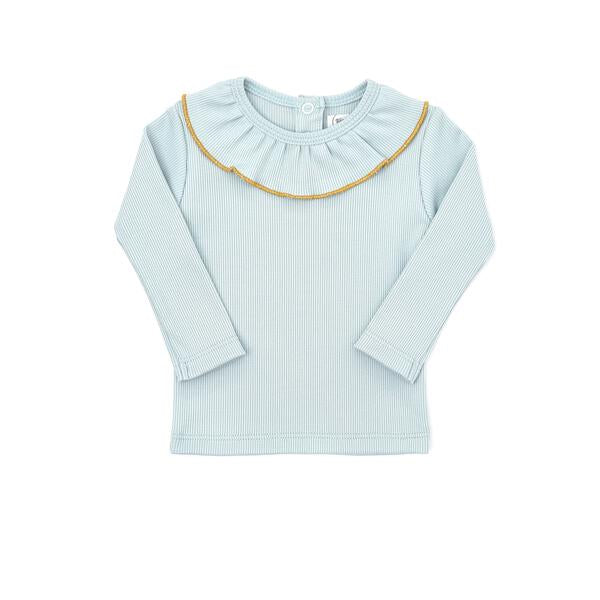 Ruffle Top Light blue