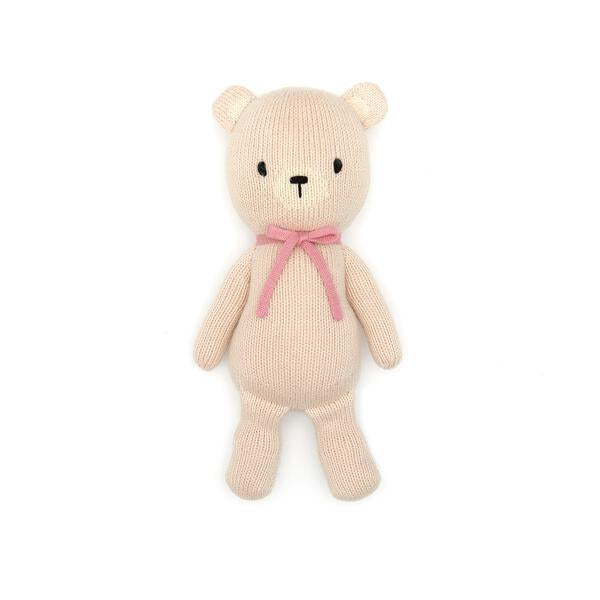 BABY BEAR 12" LIGHT PINK & STRAWBERRY