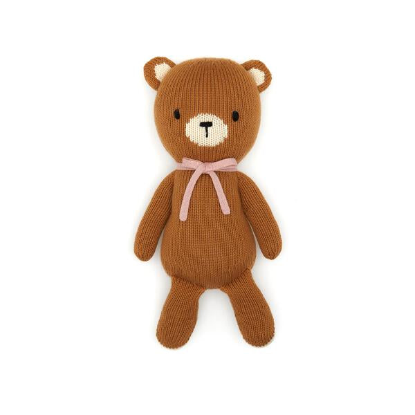 BABY BEAR 12" TOBACCO & PINK