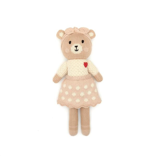 Emma the bear 11" shell pink