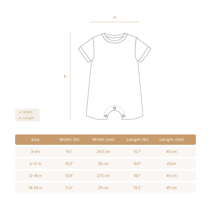 short sleeve romper Light blue dogs