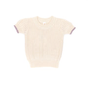 ISABELLA TOP Natural & lilac