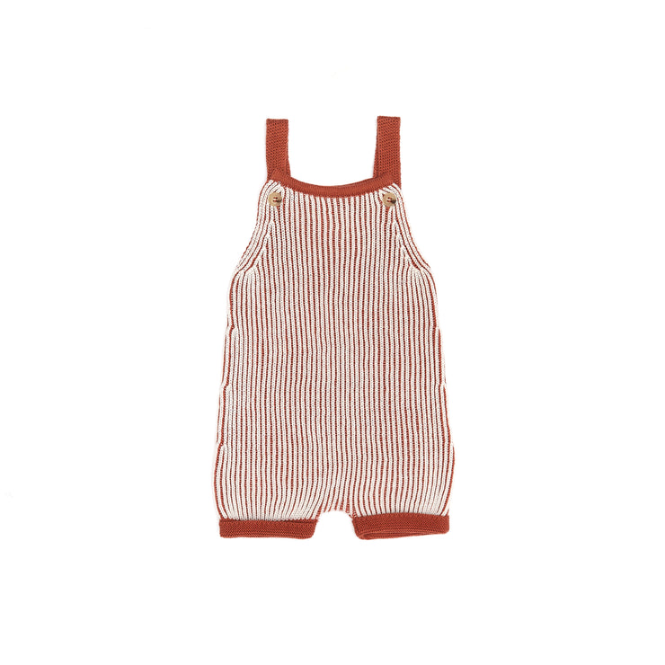 THOMAS ROMPER Terracota & natural